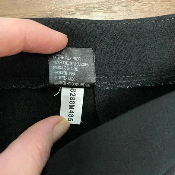 Tahari Arthur s Levine high waisted wide leg black pant trouser size 2 women’s - Picture 3 of 6